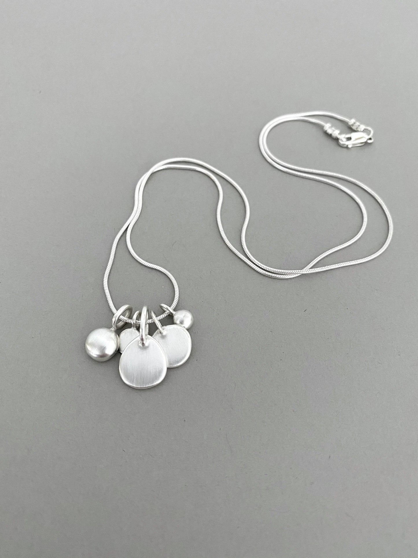 Five Charms Silver Necklace