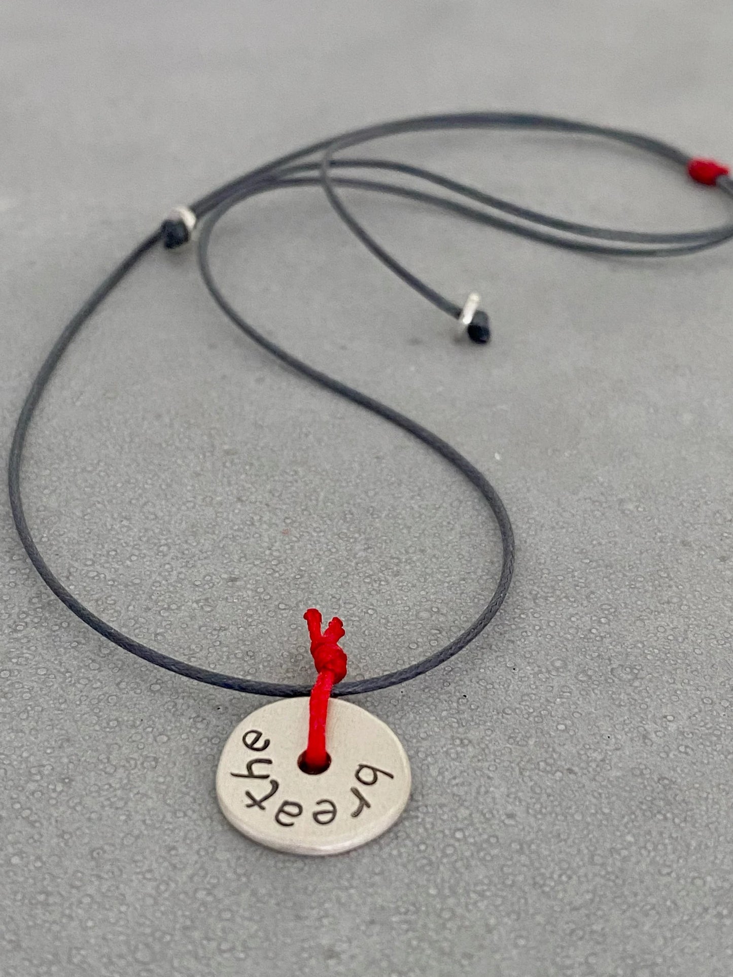 Silver Coin Adjustable Necklace