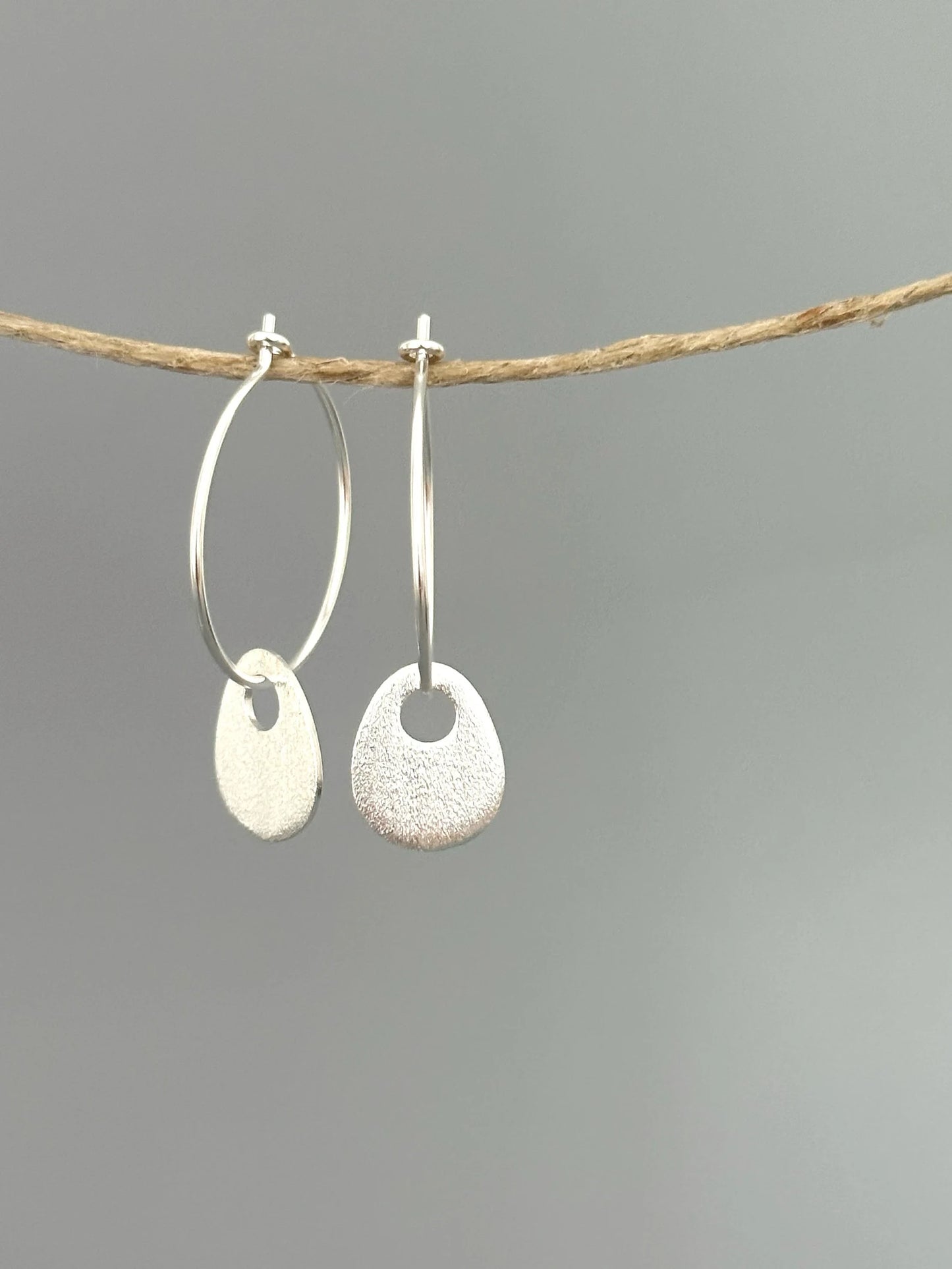 Silver Drop Earrings