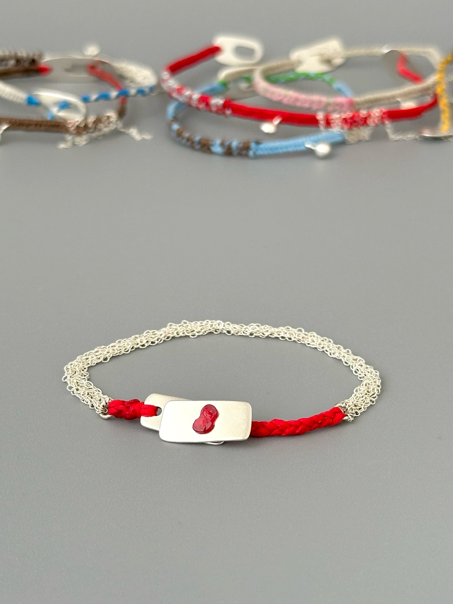 Braided Silver Chain Bracelet