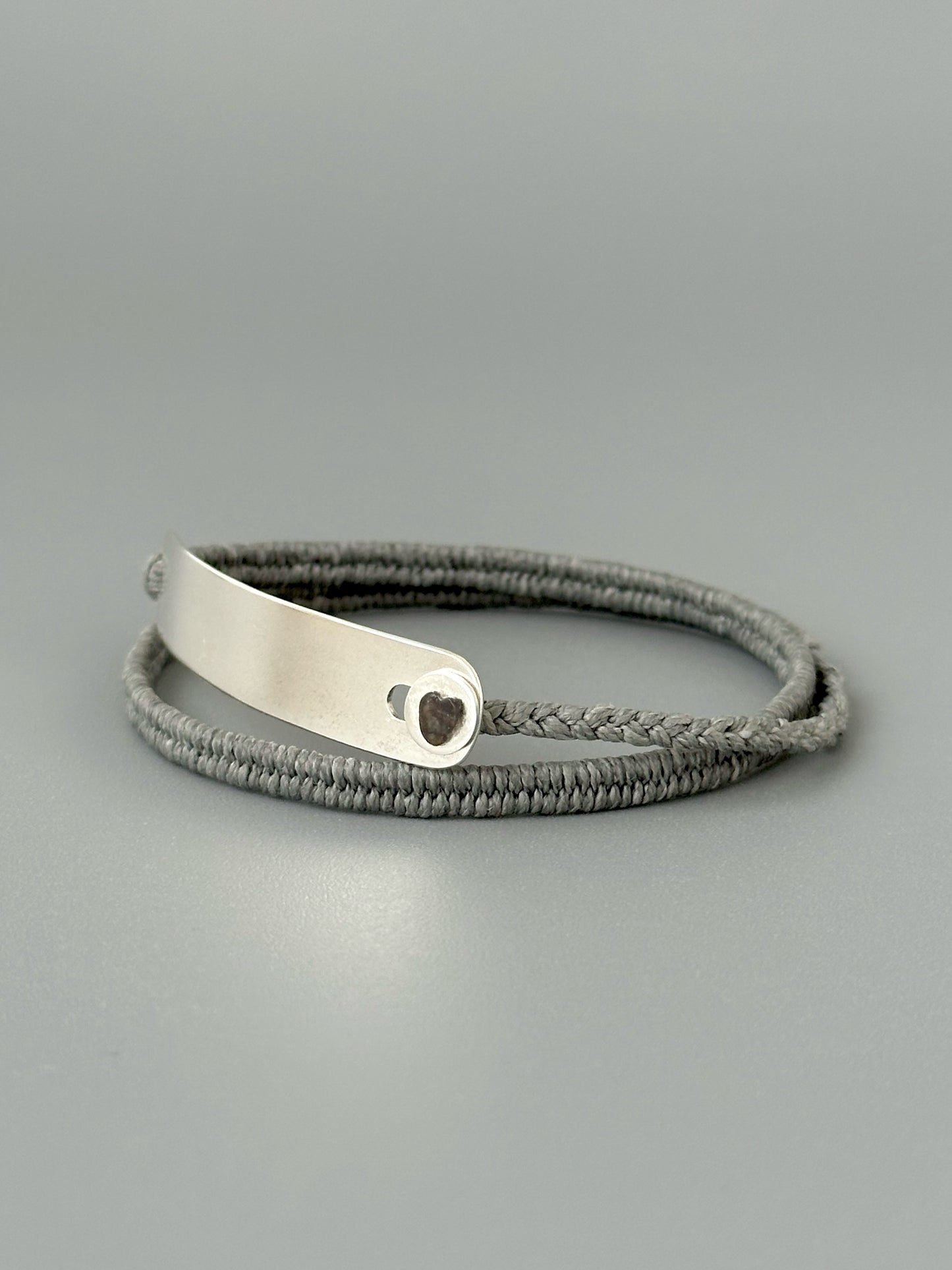 Copy of Double-wrap Silver Bar Bracelet