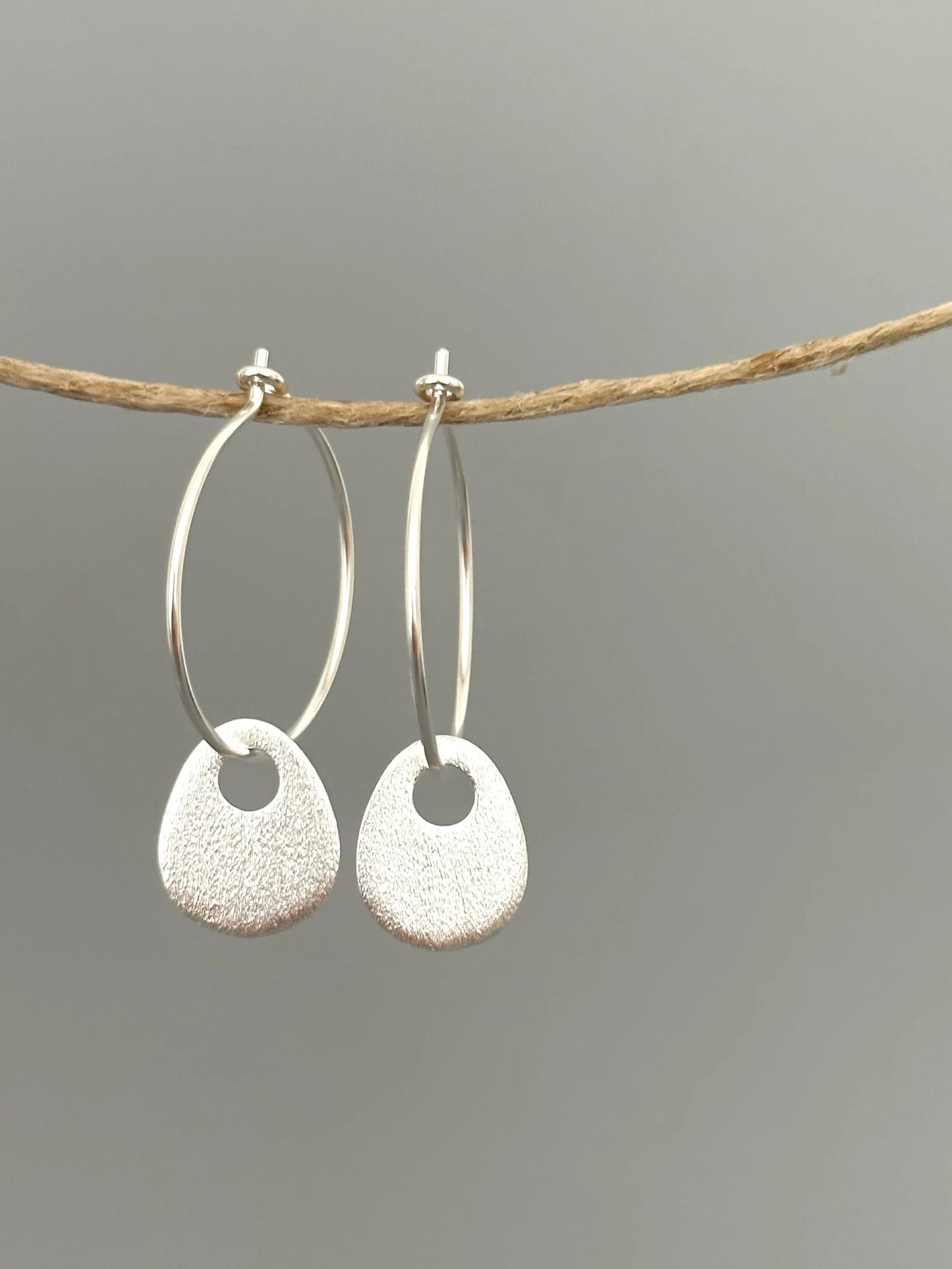 Silver Drop Earrings