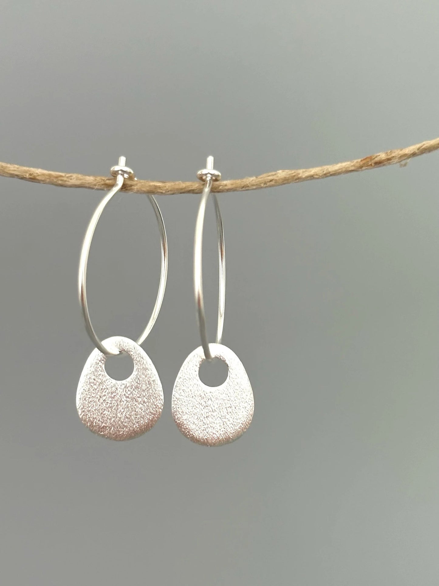 Silver Drop Earrings