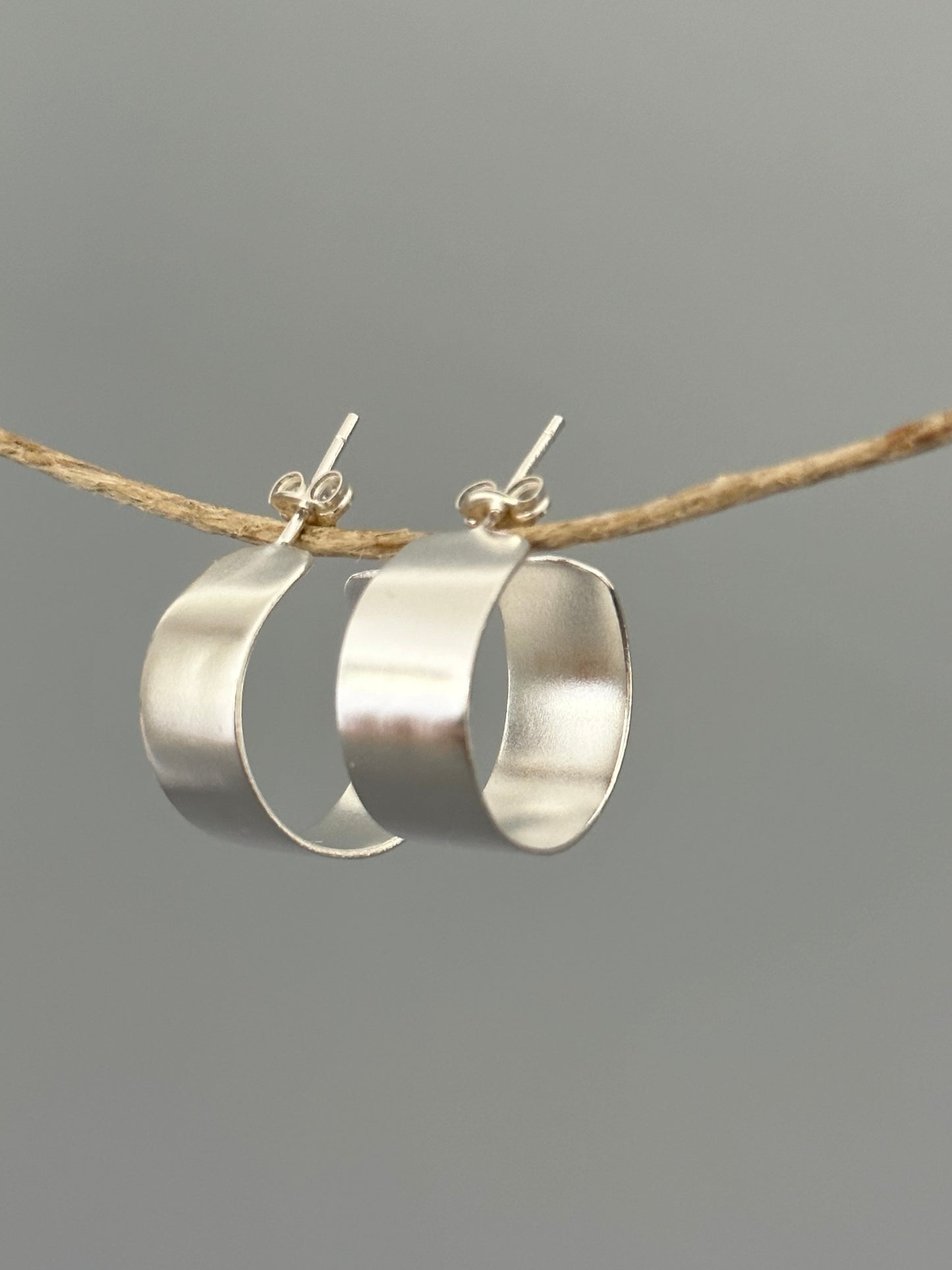 Small Silver Hoop earrings