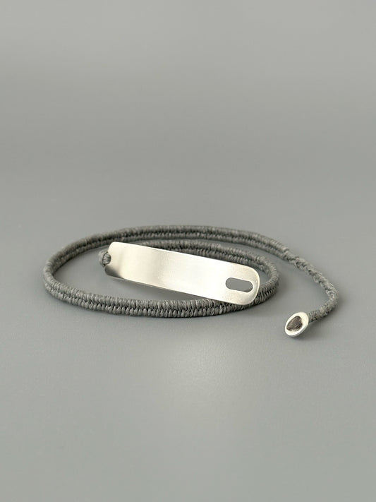 Copy of Double-wrap Silver Bar Bracelet